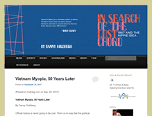 Tablet Screenshot of dannygoldberg.com